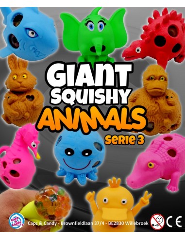 Giant Squishy Animals Serie 3