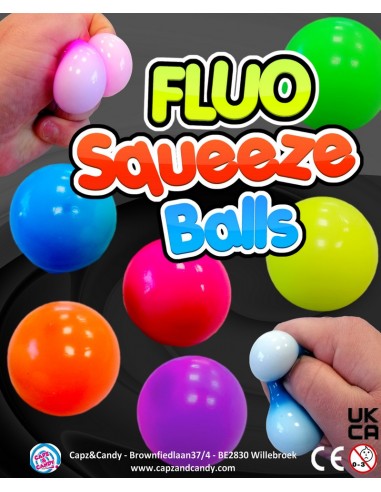 Fluo Squeeze Balls