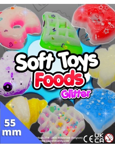 Soft Toys Foods Glitter