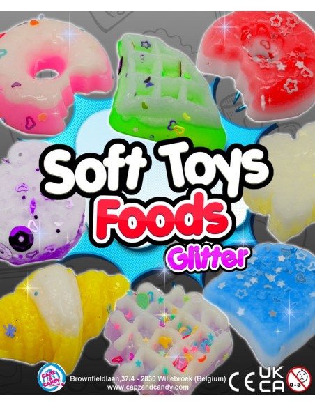 Soft Toys Foods Glitter