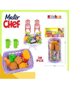 Fast Food Set with Hand-Held Basket, (30 Pcs) 2