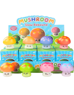 Blind Box Mushroom Squishy Toy (12pcs) 2