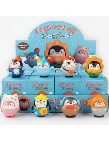 Blind Box Penguin Squishy Toy (12pcs)