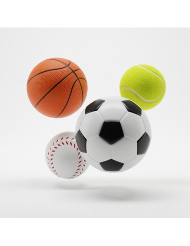 Pu Sports Balls 10cm (4pcs)