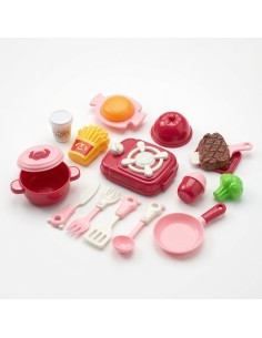 Gas Stove Cutlery Set With Food Set 2