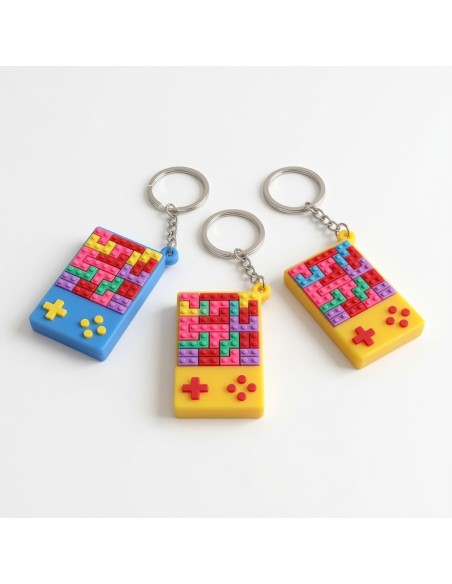 Tetris Game Console Keychain