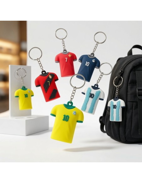 Football Jersey Keychain