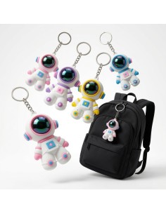 Cartoon Mask Astronaut Keychain 2