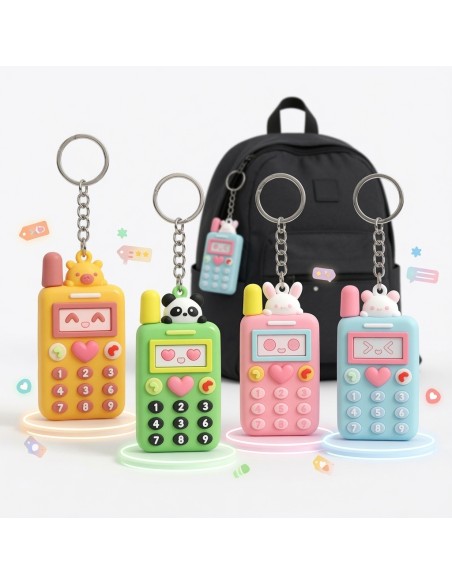Cute Animal Phone Keychain