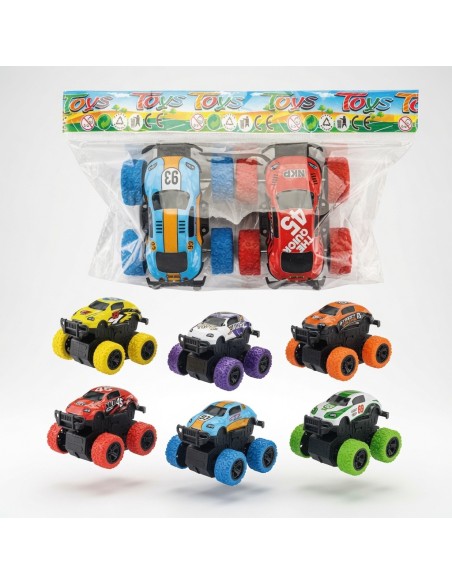 10cm Metal Inertia Off-Road Vehicles (2pcs)